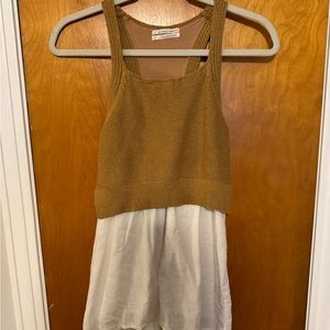 Faux crop top tank